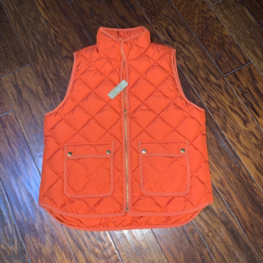 J. Crew Quilted Down Vest